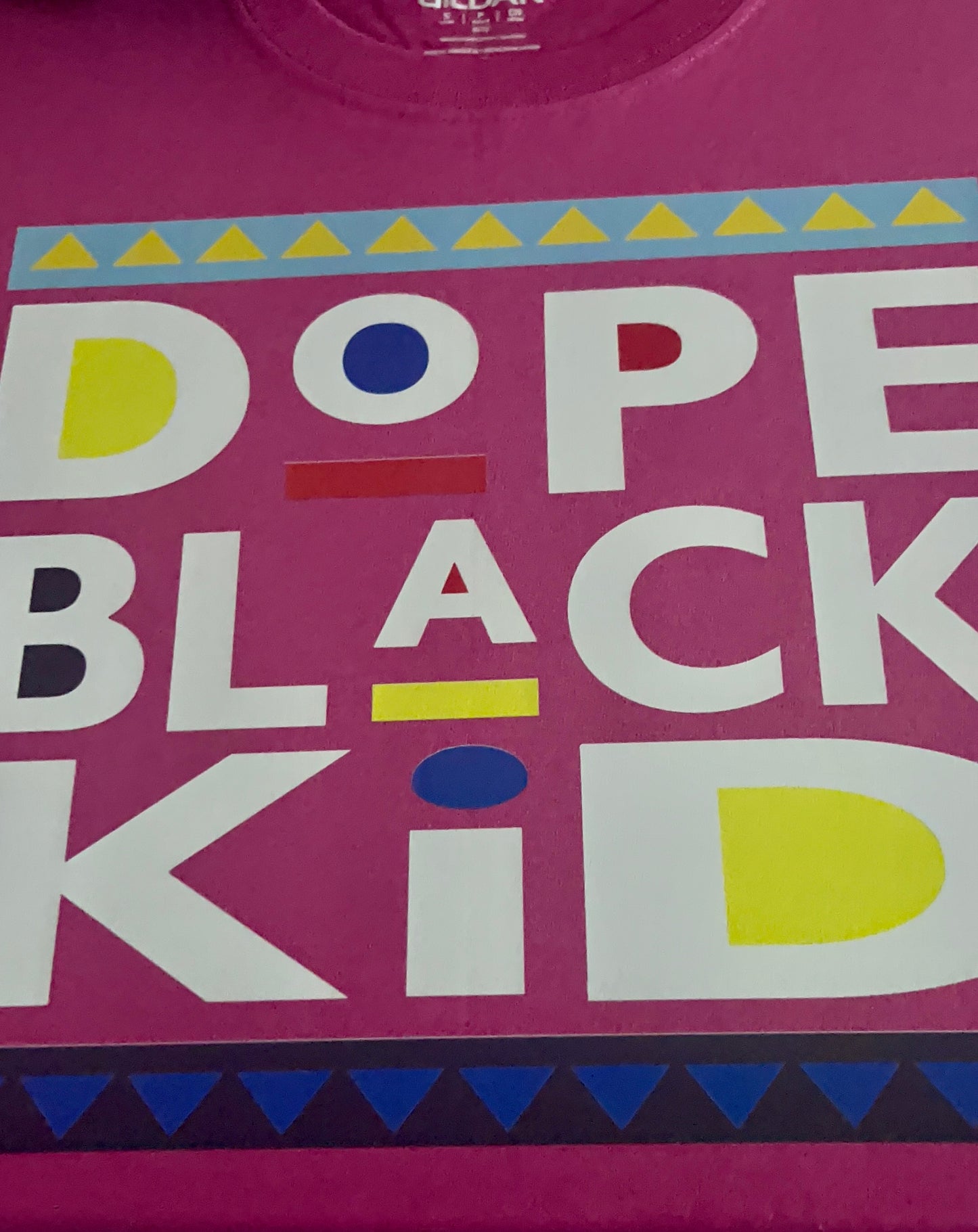 MELANIN WORLD- DOPE BLACK KID Variety Styles ( WHITE LETTERS )