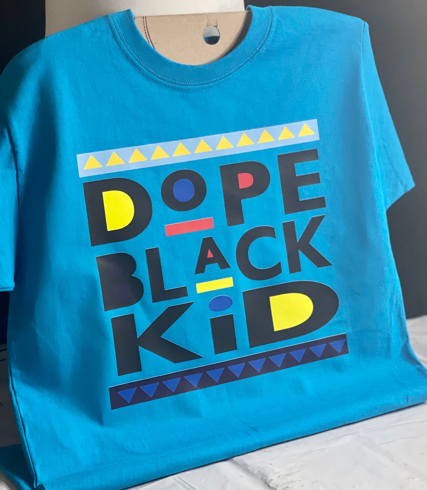 MELANIN WORLD- DOPE BLACK KID Variety Styles ( BLACK LETTERS )