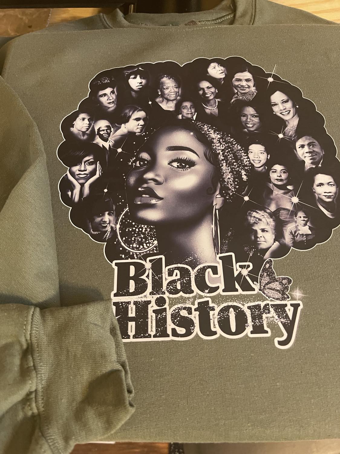 MELANIN WORLD-BLACK HISTORY FEMALES SWEATSHIRT