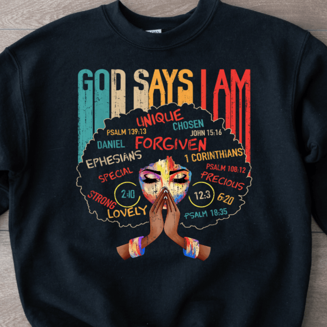 Faith TEE- GOD SAYS I AM - kingdomfavored