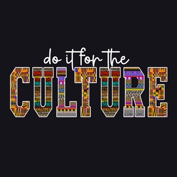 MELANIN WORLD-DO it FOR THE CULTURE-CREW NECK ( WHT LETTERS)