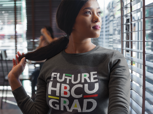 MELANIN WORLD-FUTURE HBCU GRAD- SWEATSHIRT